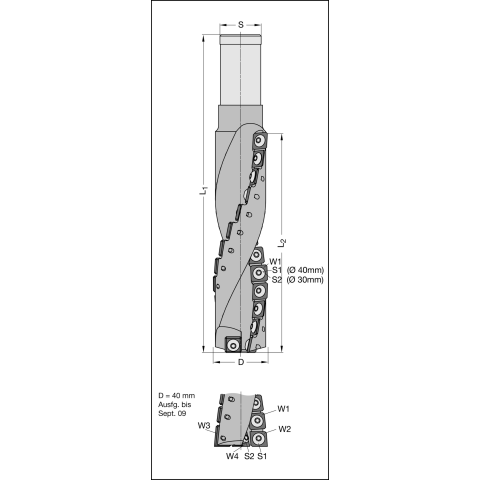 JSO Wendemesser HW 12x12x1,5mm, 4-seitig angefast...