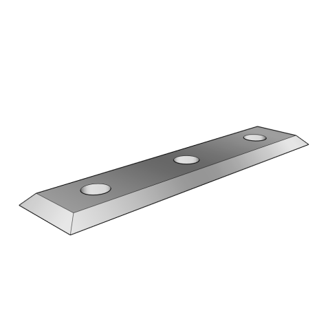 JSO Wendemesser 4-S 50x12x1,7mm, 3-LOCH-AUSF&Uuml;HRUNG -...