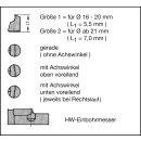 JSO HW-Einbohrmesser f&uuml;r D=18mm LINKS