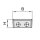 JSO HW-Wechselmesser 28x7x1,5mm, zu SCHAFTFRÄSER # 22025 - 72120-6-02800-0