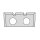 JSO HW-Wechselmesser 16x7x1,5mm, TYPE B ( 2 NUTEN ) ZU # 22310 - 72125-6-01600-B
