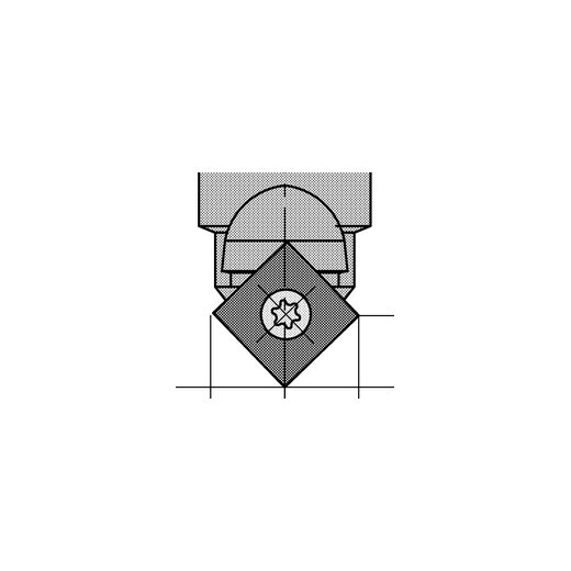 JSO Profil-Wechselmesser HW 12x12mm, ZU ZIERNUTFRÄSER 22195 - 72190-6-00000-R