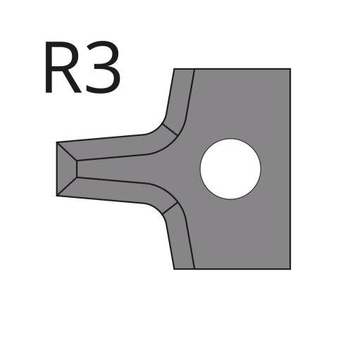 JSO HW-Abrundmesser R=3mm, zu Nr. 22160/64410 -...
