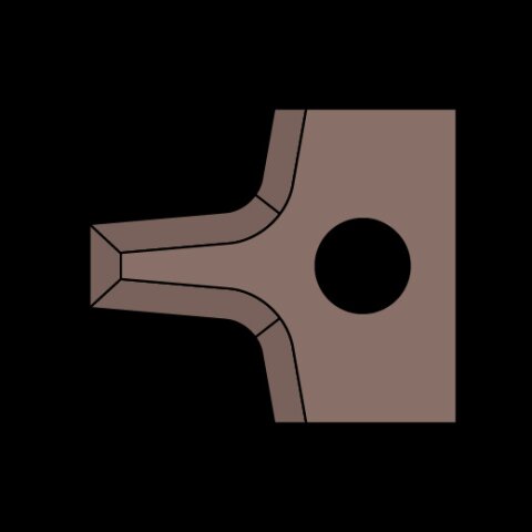 JSO HW-Abrundmesser R=3mm | zu Nr. 22160/64410