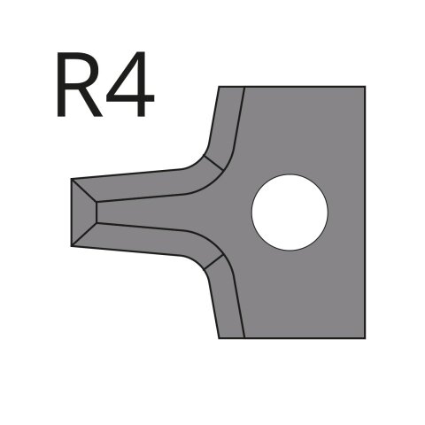 JSO HW-Abrundmesser R=4mm, zu Nr. 22160/64410 -...