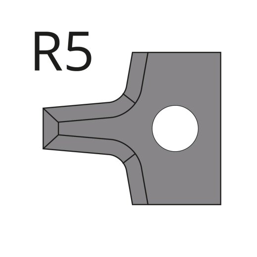 JSO HW-Abrundmesser R=5mm, zu Nr. 22160/64410 - 72432-6-00050-0
