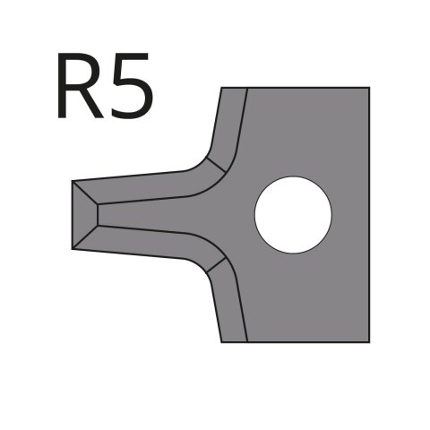 JSO HW-Abrundmesser R=5mm, zu Nr. 22160/64410 -...