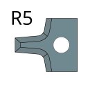 JSO HW-Abrundmesser R=5mm | zu Nr. 22160/64410