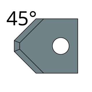 JSO HW-Fasemesser 45° Gr.1zu NR.22160/64410 | 15 x 18 x 2 mm