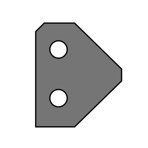 JSO HW-Fasemesser 45&deg; zu NR. 22160/64410, 30 x 25 x 2...