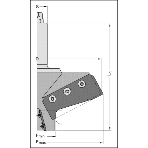 JSO Profilmesser HW02 25x25x2mm | zu Rapido Profilfräser 22442