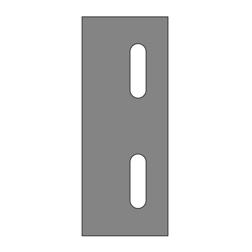 JSO HW-Blankett 50x24,8x2,2mm HW04