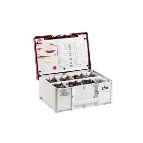 Lamello Zeta P2 Diamant Nutfräsmaschine Set mit P-Sytem Verbindersortiment Basic