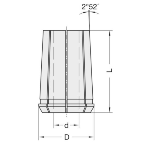 JSO Präzision Spannzange 6mm Typ 415 E