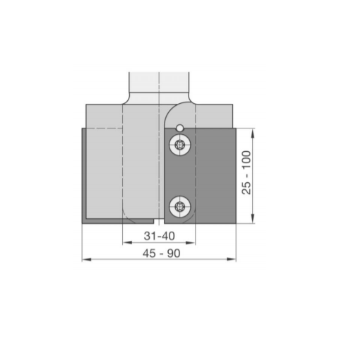 JSO RAPIDO-Rohling D=62mm L2=25mm S=25x55mm m.E. -...