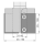 JSO RAPIDO-Rohling D=62mm L2=25mm S=25x55mm m.E. - 22530-0-52256-R