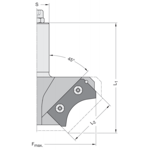 JSO RAPIDO-Tragkörper 100x40mm PROFILIERT,OHNE MESSER