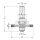 JSO Aufnahmedorn d=6mm / L2=12mm S=8mm / m. RINGSATZ - 24443-0-06000-R