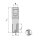 JSO 8mm Rounding cutter Z2 carbide 8x35/67mm IG M12 Interface with drill cutting edge