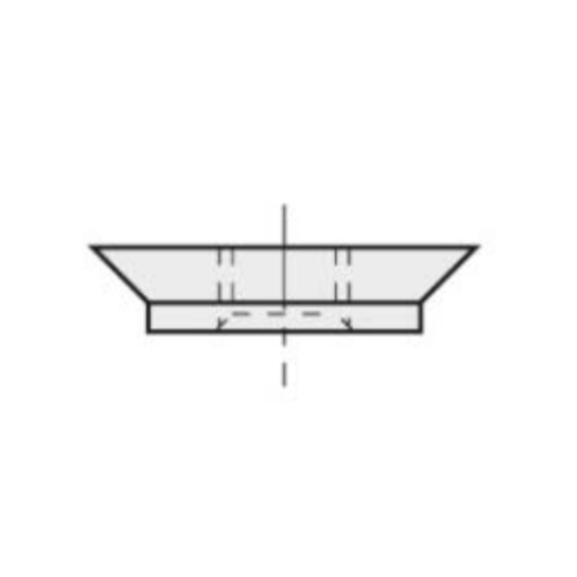 JSO Mutter für Vorschneider 1,2mm M4x0,5x1,1 D=10,2mm - 39153-0-10011-0