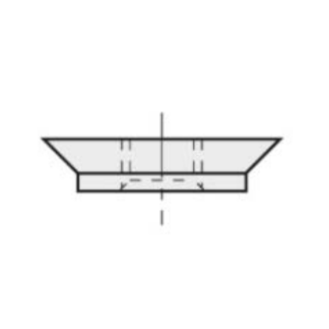 JSO Mutter für Vorschneider 1,2mm M4x0,5x1,1 D=10,2mm