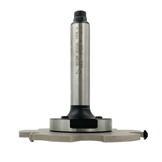 JSO Nutfräser "Clamex" Z=3 DP 100,4 x 7 x 30 mm montiert auf Fräsdorn Schaft 25mm