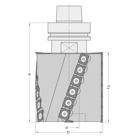 JSO WP-Spiralmesserkopf 100x100x30mm DKN Z2+V4, komplett...