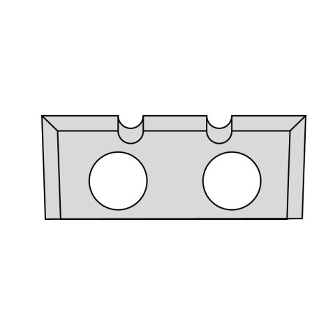 JSO HW-Wechselmesser 16x6x1,5mm TYPE C ( 2 NUTE ) ZU #...