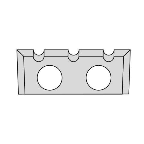 JSO HW-Wechselmesser 16x6x1,5mm TYPE D ( 3 NUTE ) ZU #...
