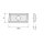 JSO Falzmesser HW-WP 19,4x9x1,5mm vierseitig - 72142-6-19500-0