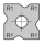 JSO Abrundmesser HW-WP 12x12x1,5mm, 4 x R= 1 mm