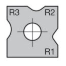 JSO Abrundmesser HW-WP 12x12x1,5mm, R=1 / 2 / 3 mm