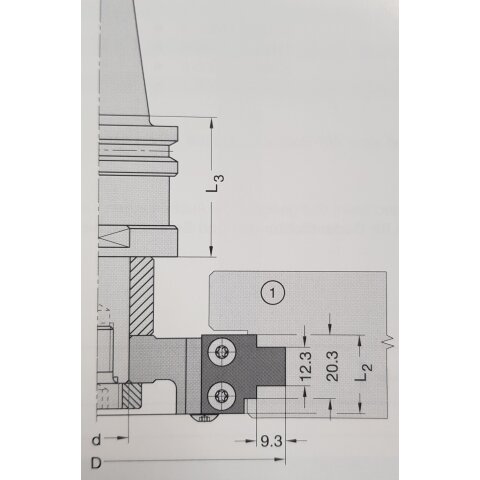 JSO HW-Profilmesser 25x25x2mm f&uuml;r GETRIEBENUT Nr. 1