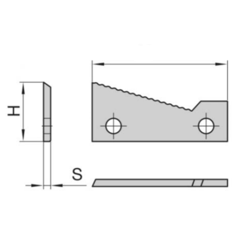 JSO HW-Wechselmesser HW04 38x16,7x2mm L. f&uuml;r...
