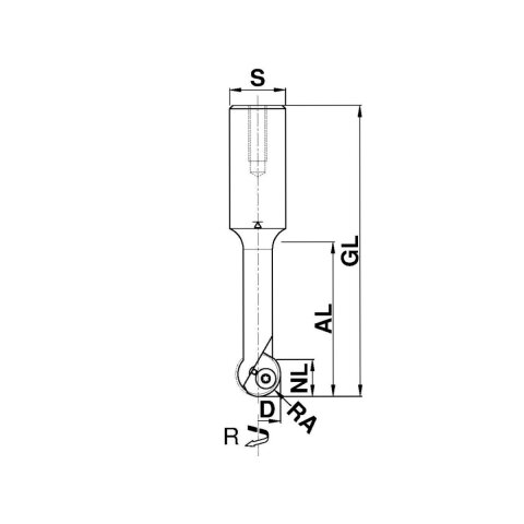 Aigner PM-Kugelschaftfräser Z1 20mm, C834-100069R