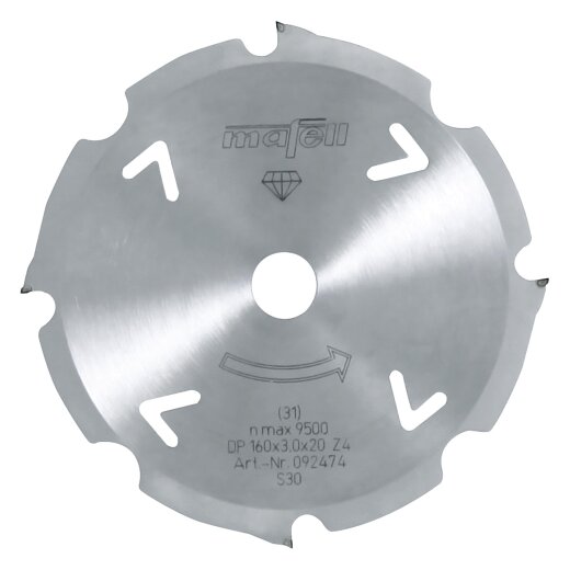 Sägeblatt-DIA 160x3.0x20 4Z/WZ Zchng. 203652 u. 203651, verpackt