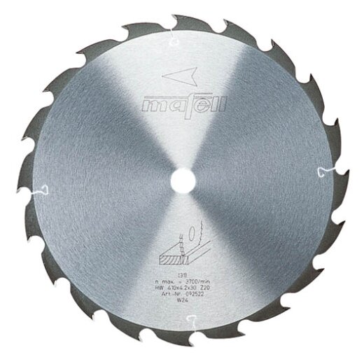 Mafell Sägeblatt-HM, 410x2,5/4,2x30 mm, Z 20, WZ (MKS 165 Ec)