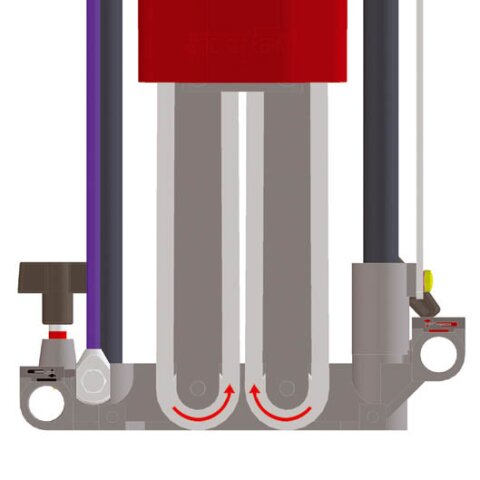 Schlosskastenstemmer SKS 130 mit 14 mm Kettengarnitur