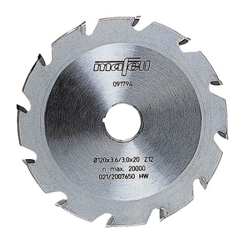 Mafell NUTENFR&Auml;SBL.120X3,6X20 - 091794
