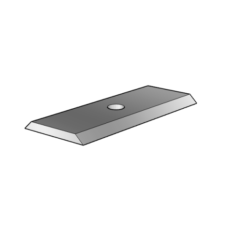 AKE HW Wendeplatte mit 5° Schräge 50x12x1,5mm...