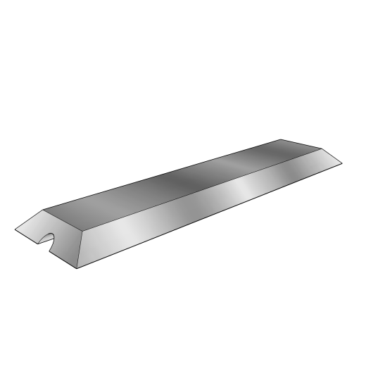 AKE Mini-Wendeplatte mit Brustnut, 4 Schneidkanten HW 30X5,5X1,1 Z4 BN - 10009465
