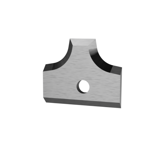 AKE R8 HW Doppel-Radius-Wendeplatte 24x20x2mm