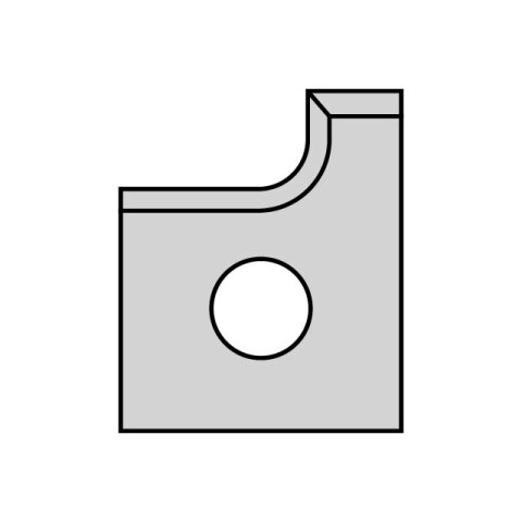 AKE RADIUSWENDEPLATTEN 12X14,5X2 Z1 R2 HW L