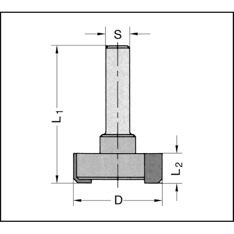 JSO Planfr&auml;ser Z2 HW 30mm, HANDVORSCHUB S = M12 x 1...