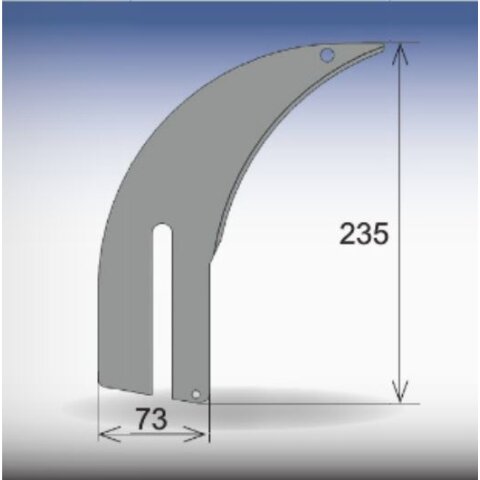 AKE SuperSilent Spaltkeil SCM mit Bohrung 2,2mm für D350mm