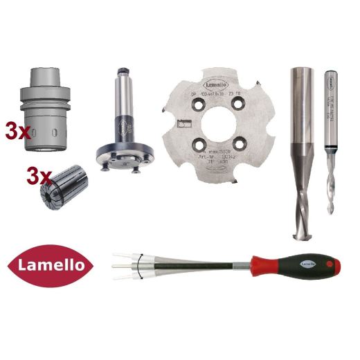 Lamello CNC Fr&auml;ser und Bohrer Starter-Set  P-System *AKE