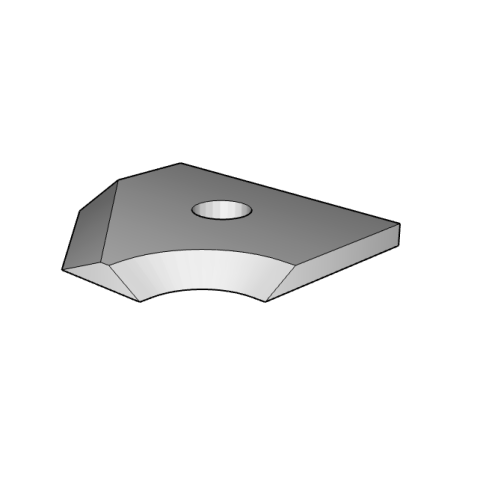 CMT Profilmesser A (Paar) R3 + 45°Fa für C694.005 HW - C695.005.A3