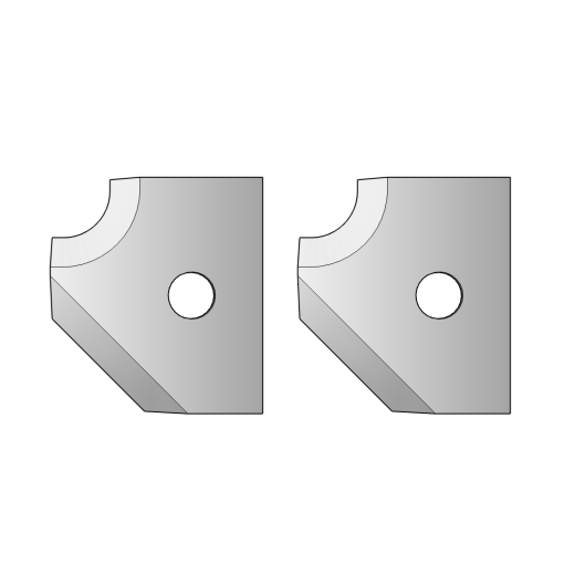 CMT Profilmesser B (Paar) R6 + 45°Fa für C694.005 HW