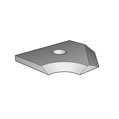 CMT Profilmesser B (Paar) R6 + 45°Fa für C694.005 HW - C695.005.B6