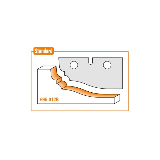 CMT Profilmesser A (Paar) für 694.012 HW - C695.012A